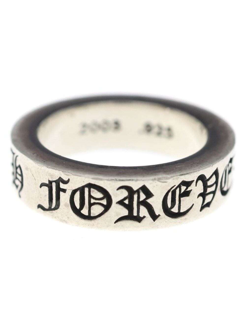 Chrome Hearts Spacer Forever Ring Silver